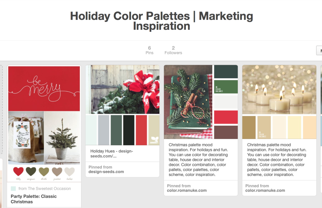 Holiday Colors Email Marketing