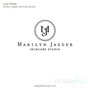 Marinlyn Jaeger Skincare Studio Logo Design